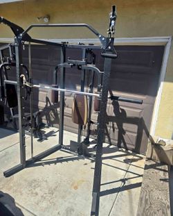Marcy smith machine pulley system