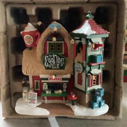  Lemax Egg Nog bar Christmas Collection 