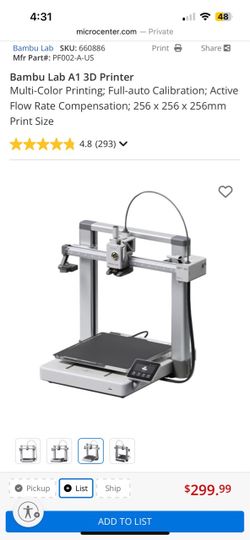 Bambu 3D Printer