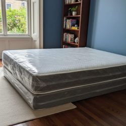 New QUEEN SIZE MATTRESS WITH BOXSPRING SET COLCHONES NUEVOS QUEEN MATTRESS BED 