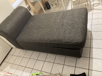 Grey/Beige Couch Section For Sale