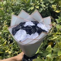 Ribbon Roses  Bouquet