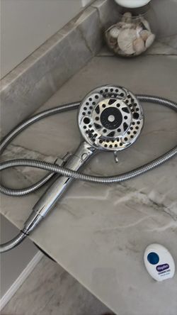 SunCleanse Filtered Shower Head with Handheld, 9-Spray Setting Detachable Showerhead with Filters, Shower Head for Hard Water - Filtered Chlorine, Imp