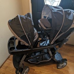 Baby Double Stroller 