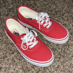 red van shoes