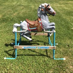 Flexible Flyer childs spring motion riding horse
