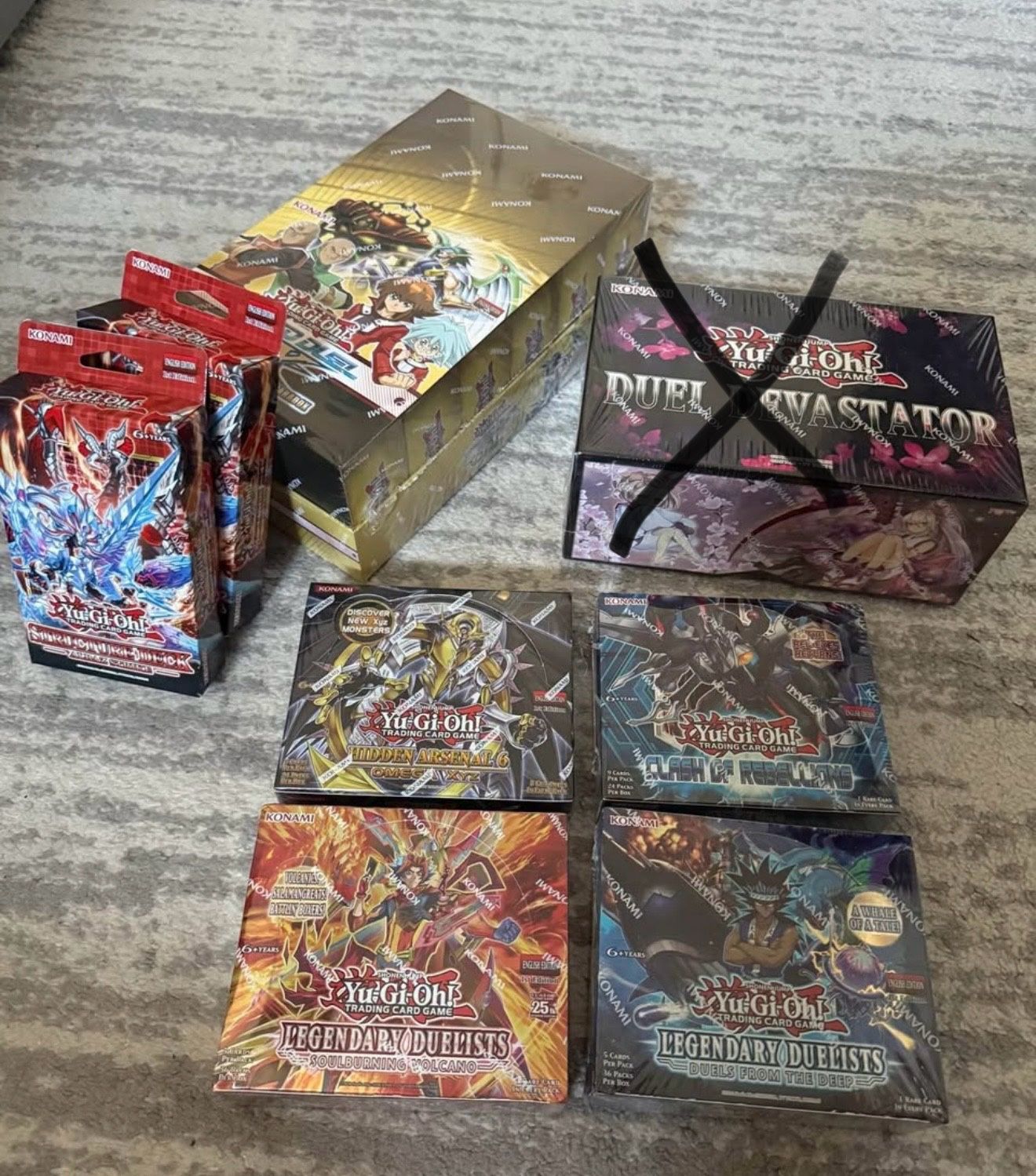 Yugioh Sealed Product Collection Read Description
