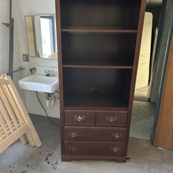 Tall Bookshelf and End Tables 