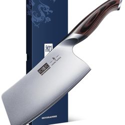 Ultra Sharp Japanese-Style Cleaver – Pro Kitchen Power ($67 Retail)