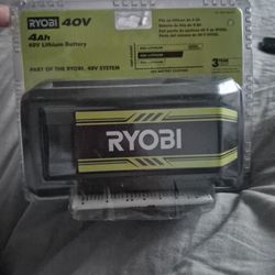 RYOBI 40V 4AH BATTERY NEW