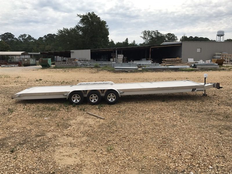 Photo Aluminum trailer car hauler 32x7 custom built, only weighs 2400 lbs.