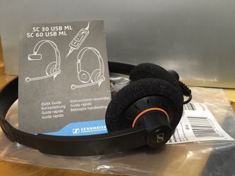 SENNHEISER headset: SC 60 USB ML (brand new!)