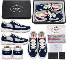Prada Milano Designer Sneakers – Like New – Complete Set – $300
