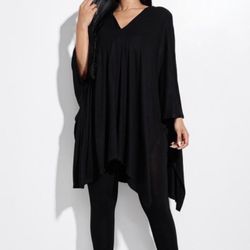 Two Piece Tunic Set in black 