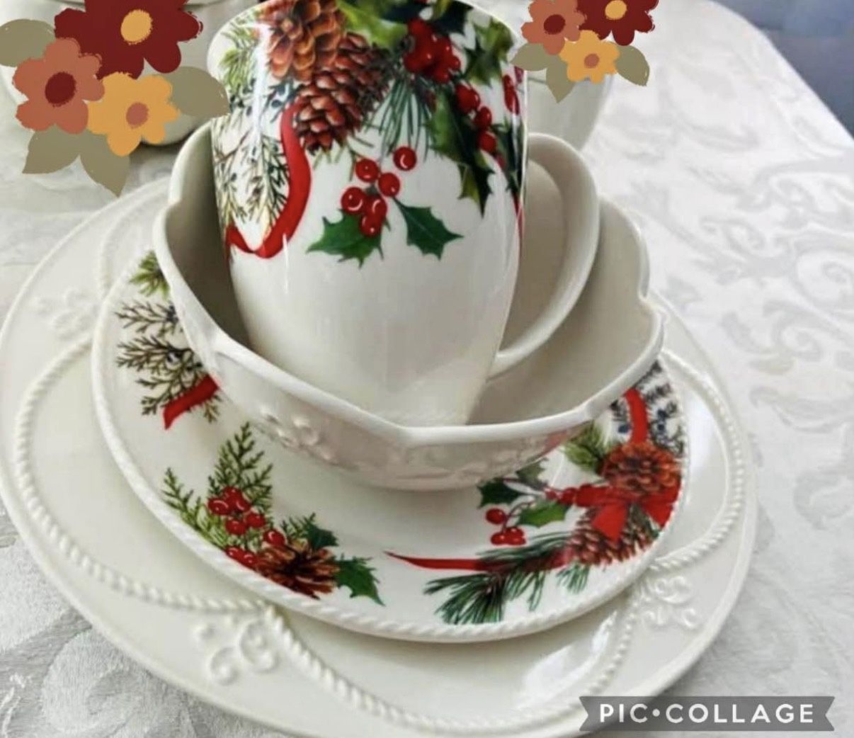 VAJILLA DE 16 PZAS DE PRINCESS HOUSE ๐ผ๐ผ๐ผ