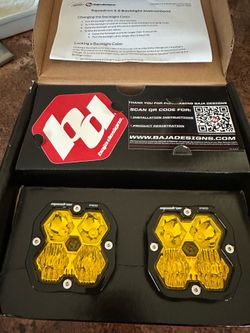 Baja designs squadron PRO 2.0 amber lights