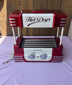 Nostalgia Hot Dog Grill Roller & Bun Warmer