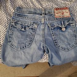 True Religion Ricky Super T SIZE 33 Boot Cut 