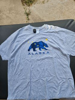 Alaska Bear Flag Y2K Graphic Gildan Tee