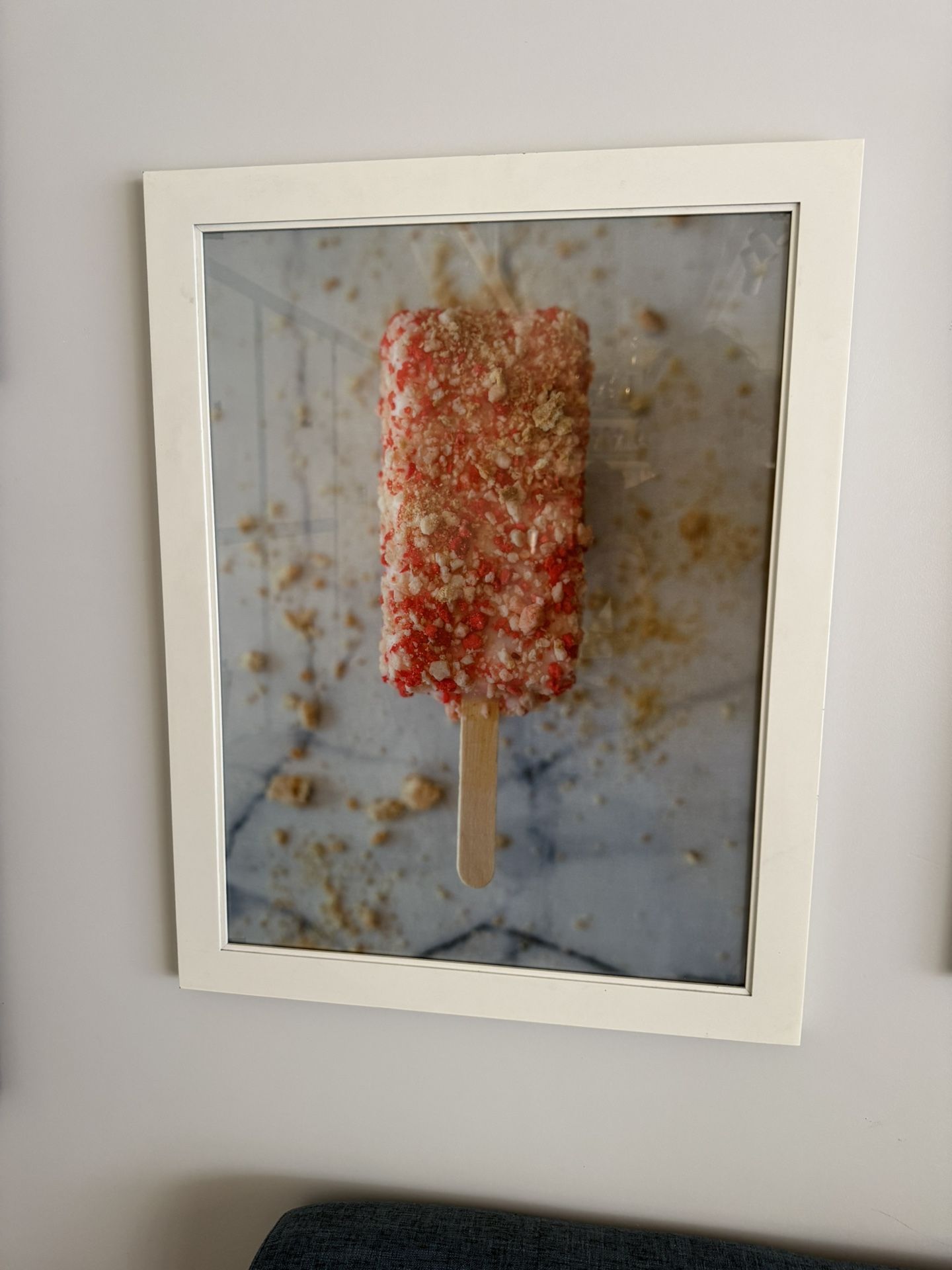 Strawberry Shortcake Popsicle - Framed Art