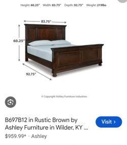 California King bed set