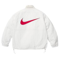 Supreme Nike Ripstop Pullover White SS24 New DS