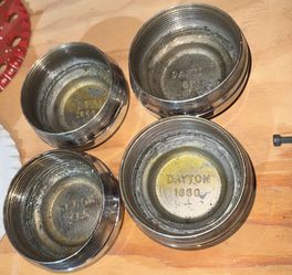 Real Dayton 8 Sided Spinners  Only Octagon 