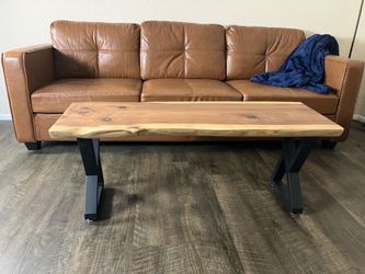 Live Edge Redwood Coffee Table