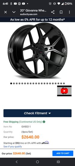 20 inch wheels set of 4
