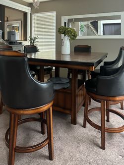 Solid Wood Counter Height Dining Set