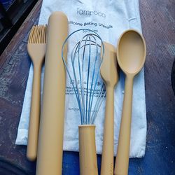 TAMPOCO  SILICONE BAKING UTENSILS  5 pieces