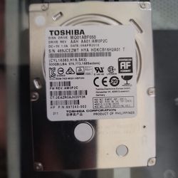 500GB 2.5" Toshiba Laptop Hard Drive