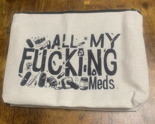All My Meds Makeup Up Bag 