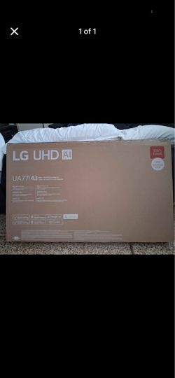 Lg tv 43 inch brand new in the box