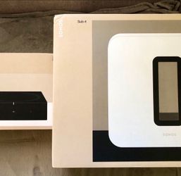 Sonos Amp & Sub 4 (White) Brand New Sealed. Includes Warranty.
