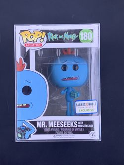  Funko Pop Barnes Noble MR MEESEEKS Rick and Morty Vinyl Figure 180