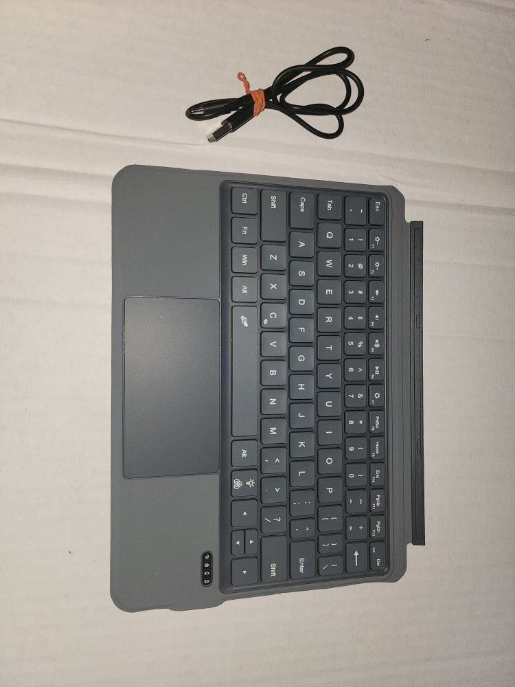 Backlit Keyboard for Surface Go 4/3/2/1, 7 Colors Font Backlight Detachable Wireless Type Cover Keyboard with Trackpad Compatible with Microsoft Surfa