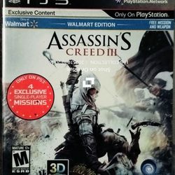 Assassin's Creed III Walmart Edition CiB PS3