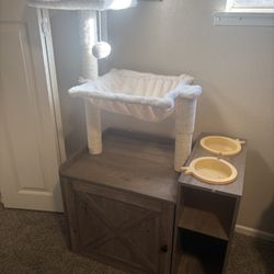 Cat Tower And Feeder