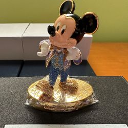 Mickey And Minnie Mouse Figurines By Arribas - WDW 50th Anniversary