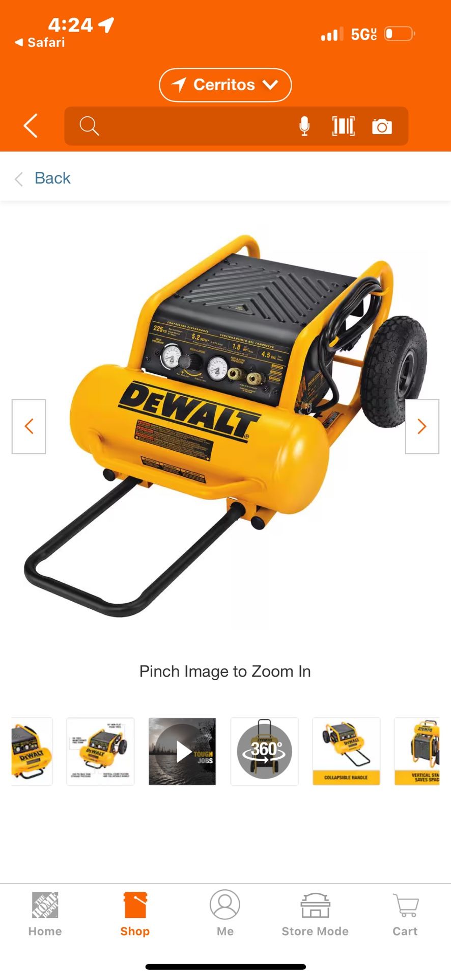 Dewalt Portable Air Compressor