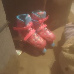 Girls Roller Skates With Changeable Wheels Girls Size 3-6