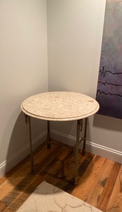 Marble side table