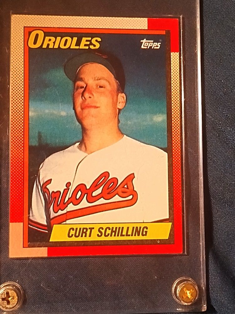 1990 Topps #97 Curt Schilling Rookie Error Card