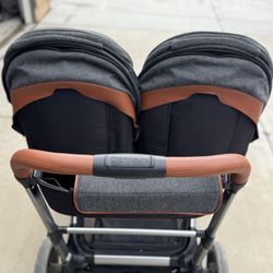 Countours element single to double stroller