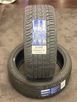 235/35/19 new tires Zenna only two tires