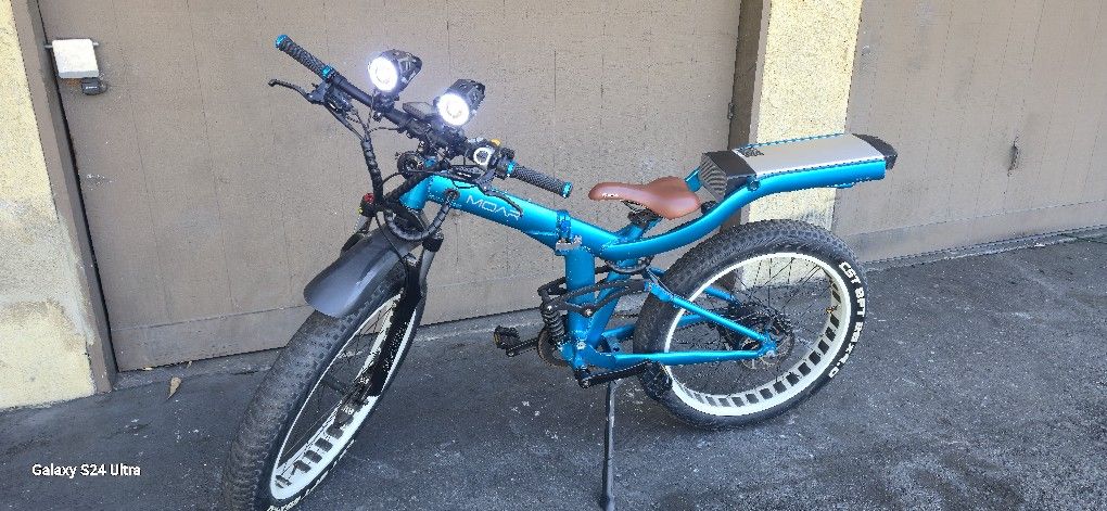 ELECTRIC BIKE MOAR...40 MPH
