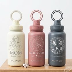 Custom Engraved Mother's Day Insulated Water Bottle - The Perfect Personalized Gift
