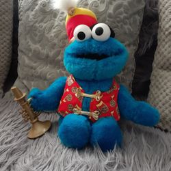 RARE! Musical Cookie Monster Plushy