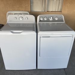 Gas dryer  brand GE and washer Hotpoint 60 days of warranty free delivery and install